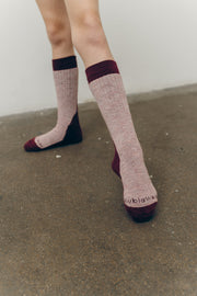 RubiaWear Alpaca Socks - Berry