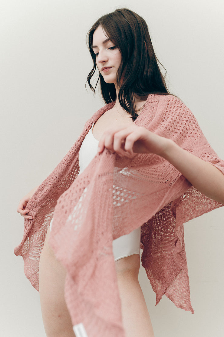 Pink Velvet - Alina Shawl