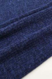 Close-up of blue fabric texture