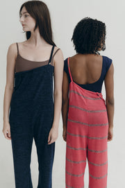 Two women wearing different styles of jumpers against a plain background
