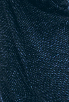 Close-up of dark blue fabric texture