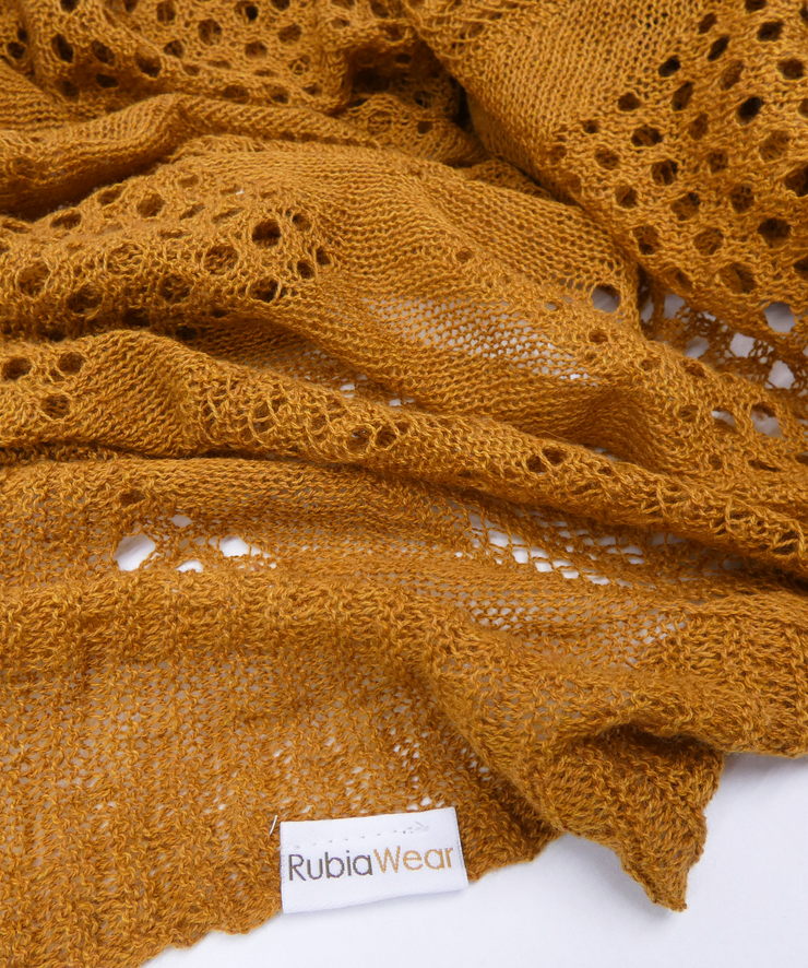 Gold fabric close-up