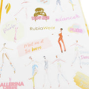 RubiaWear x Pointebrush Stickers Sheet